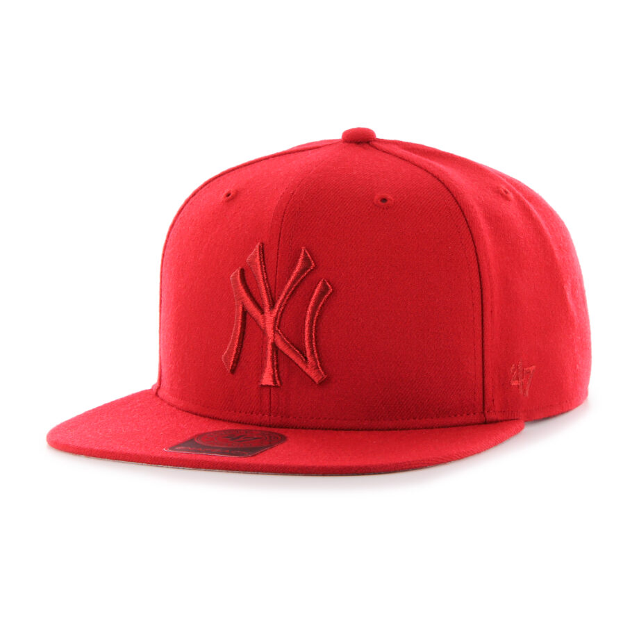 Snapback kšiltovka 47 brand No Shot Captain New York Yankees red 850 Kč