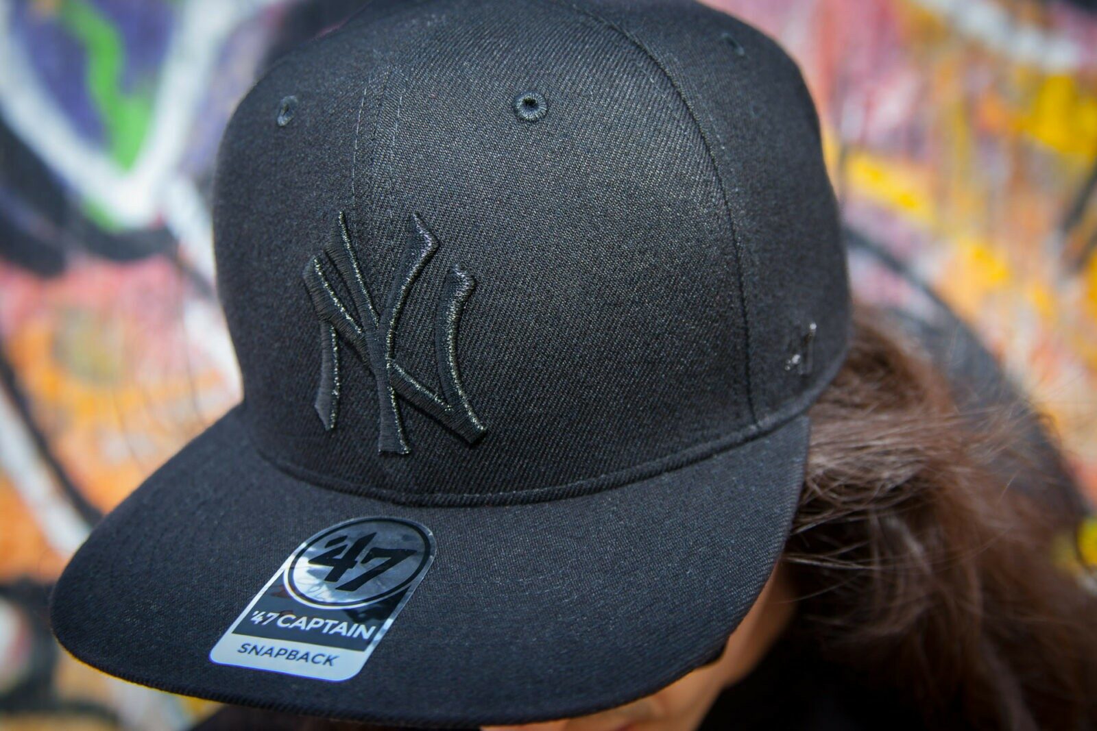 Snapback kšiltovka 47 brand New York Yankees Captain No Shot black
