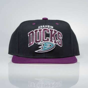 Snapback kšiltovka Mitchell & Ness Anaheim Ducks Team Arch black / purple 950 Kč