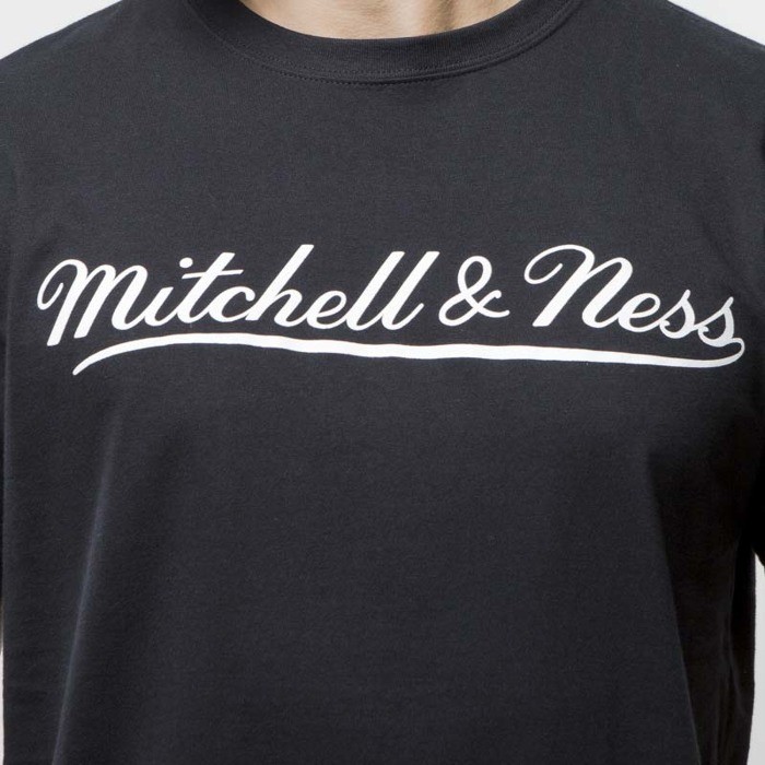 Triko Mitchell & Ness M&N Script Logo black koupit