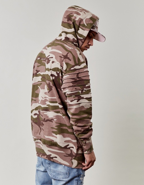Mikina Cayler & Sons Pleated Loose Fit Hoody Multicolor Skladem