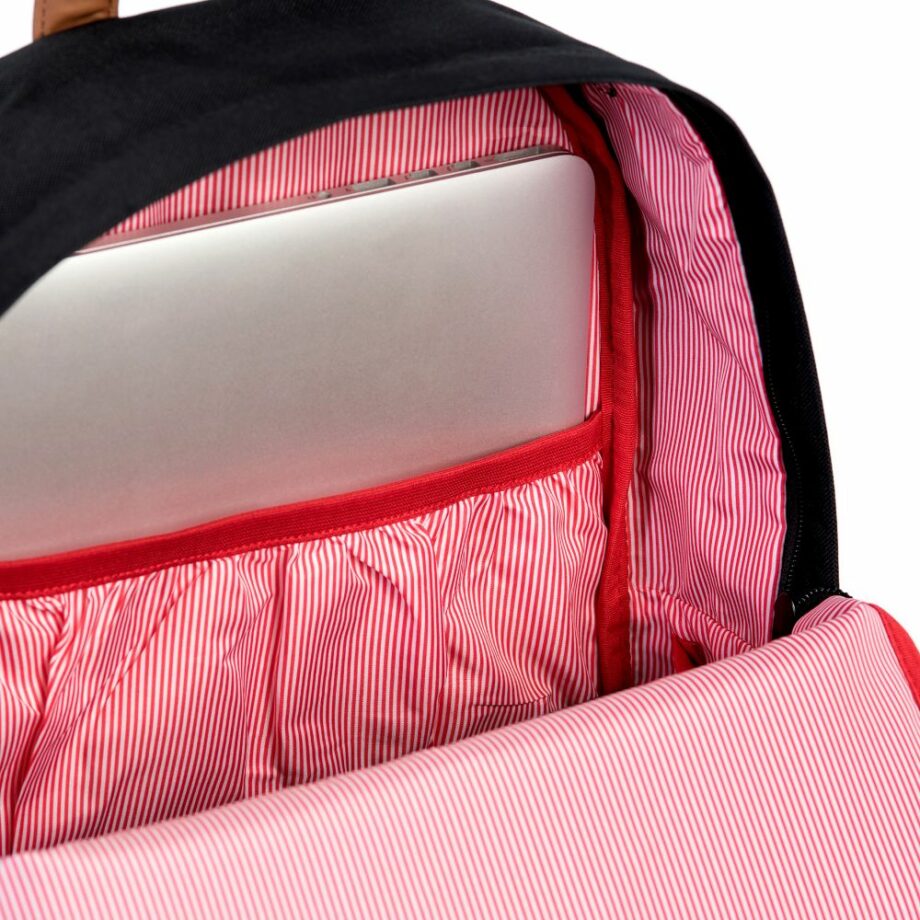Batoh Herschel Supply Heritage Backpack Light Khaki Crosshatch/Shadow/Brick Red/Tan 2